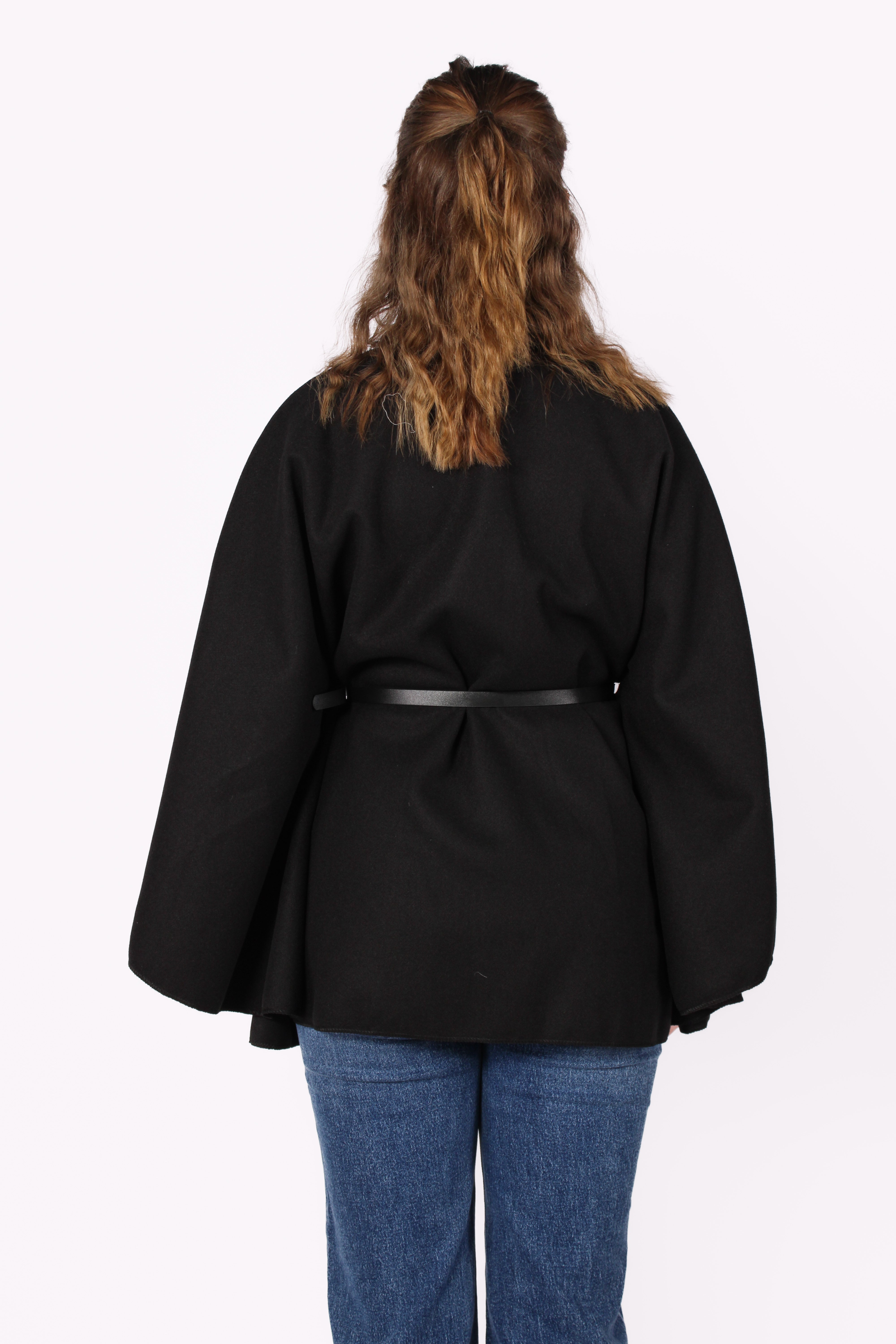 Freya Belted Cape Poncho