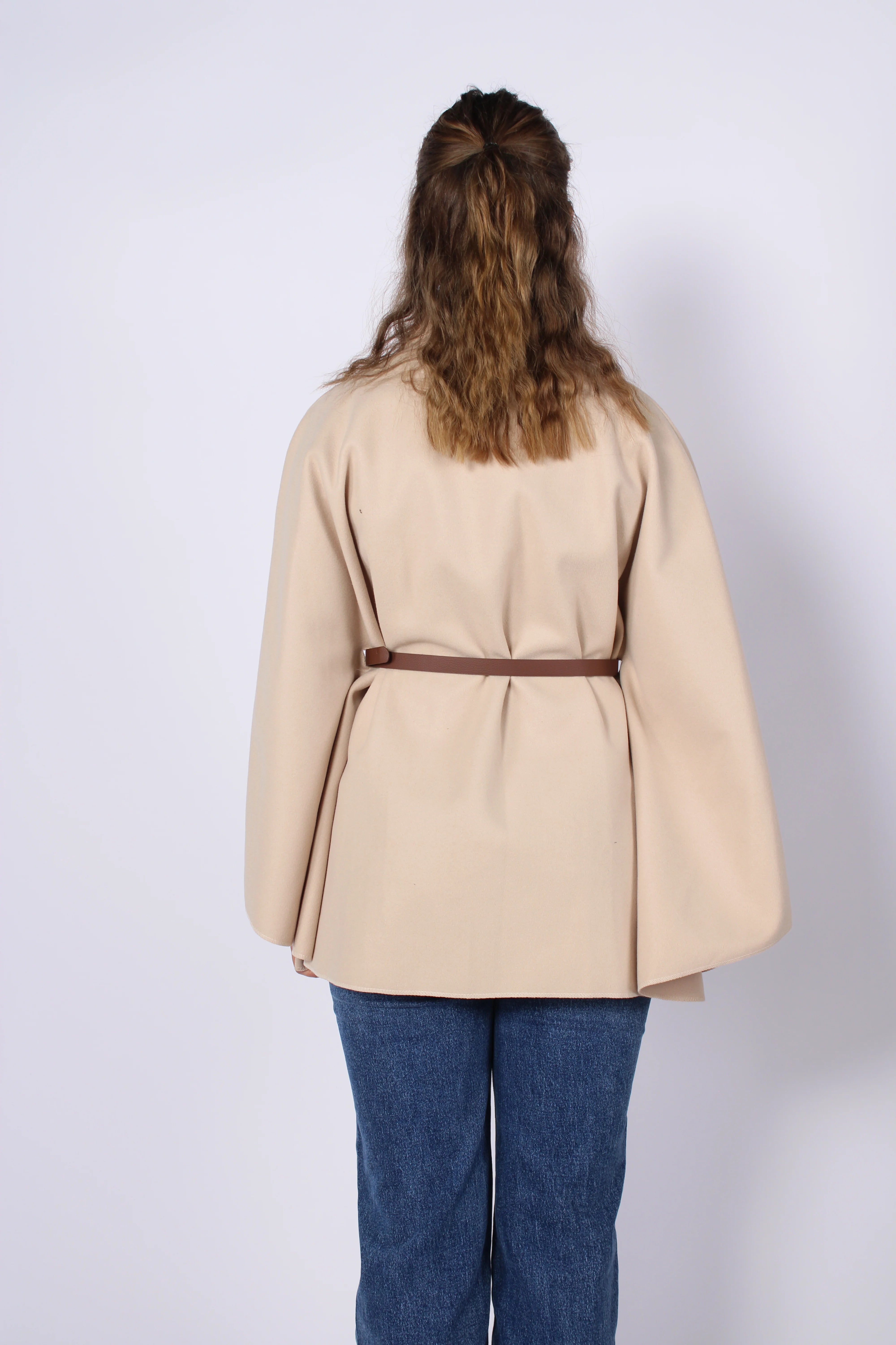 Freya Belted Cape Poncho