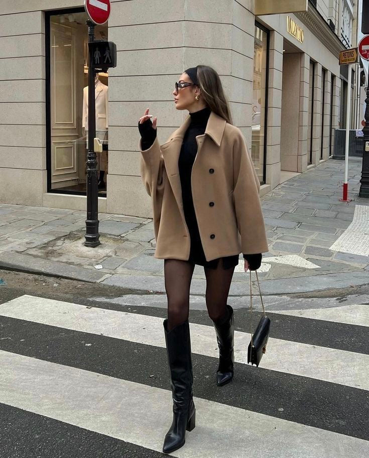 Oversized Wool Coat - Edel Essential