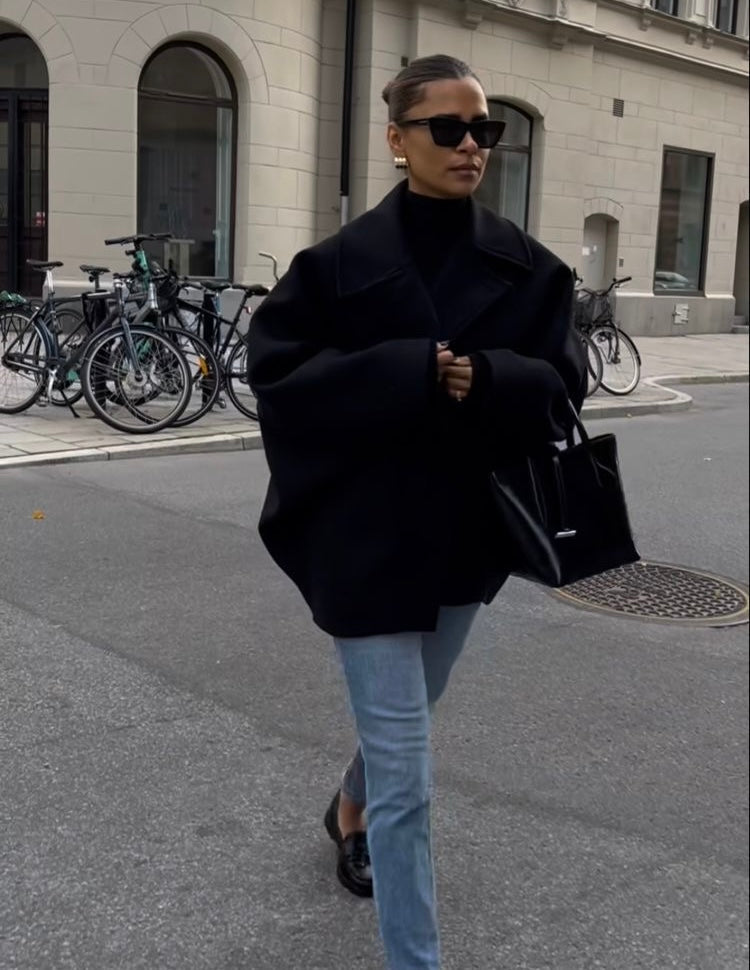 Oversized Wool Coat - Edel Essential