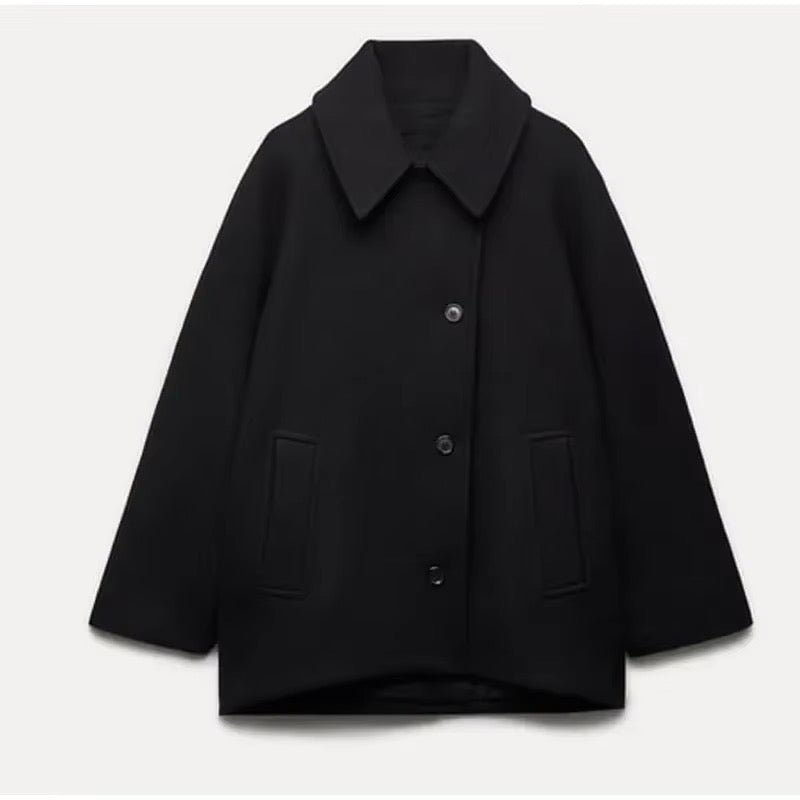 Oversized Wool Coat - Edel Essential