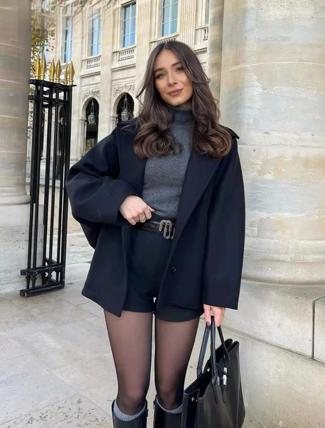 Oversized Wool Coat - Edel Essential