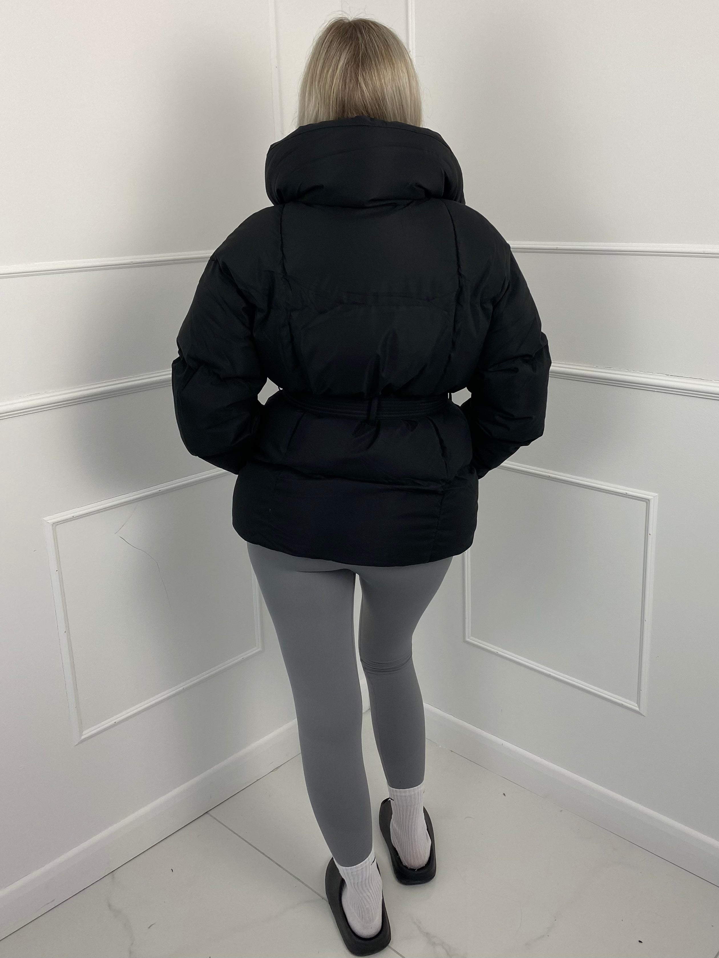 Karly Belted Puffer Jacket