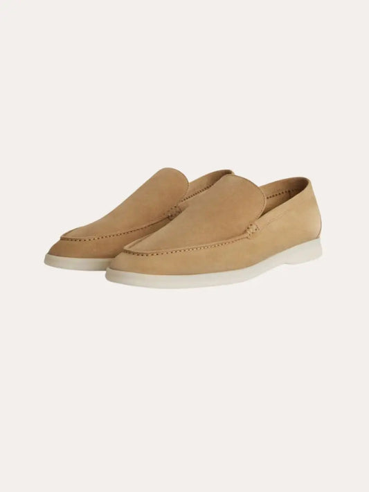 Refined Suede Loafers – Khaki Artisan - Edel Essential