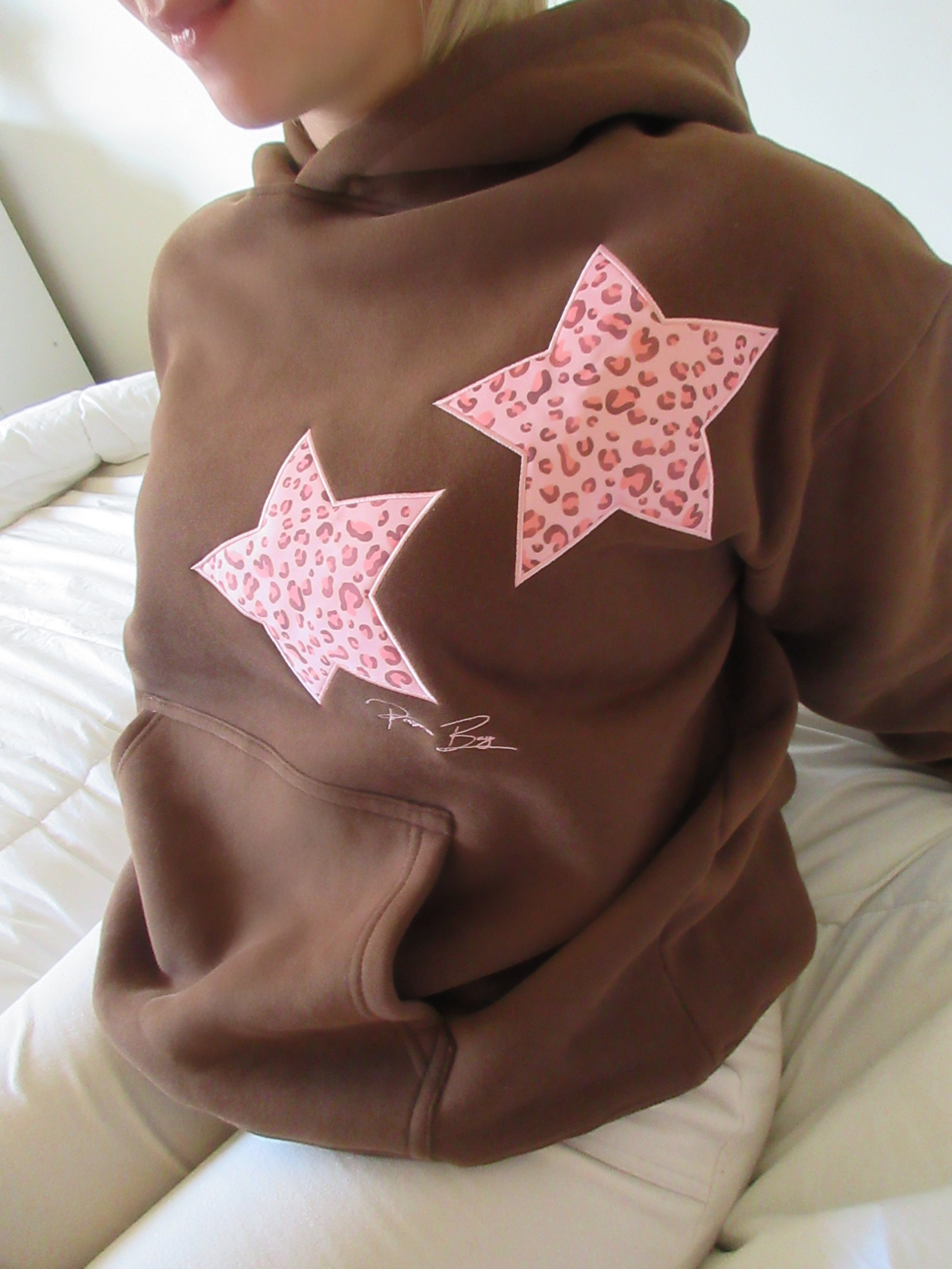 Leopard Stars hoodie - Edel Essential