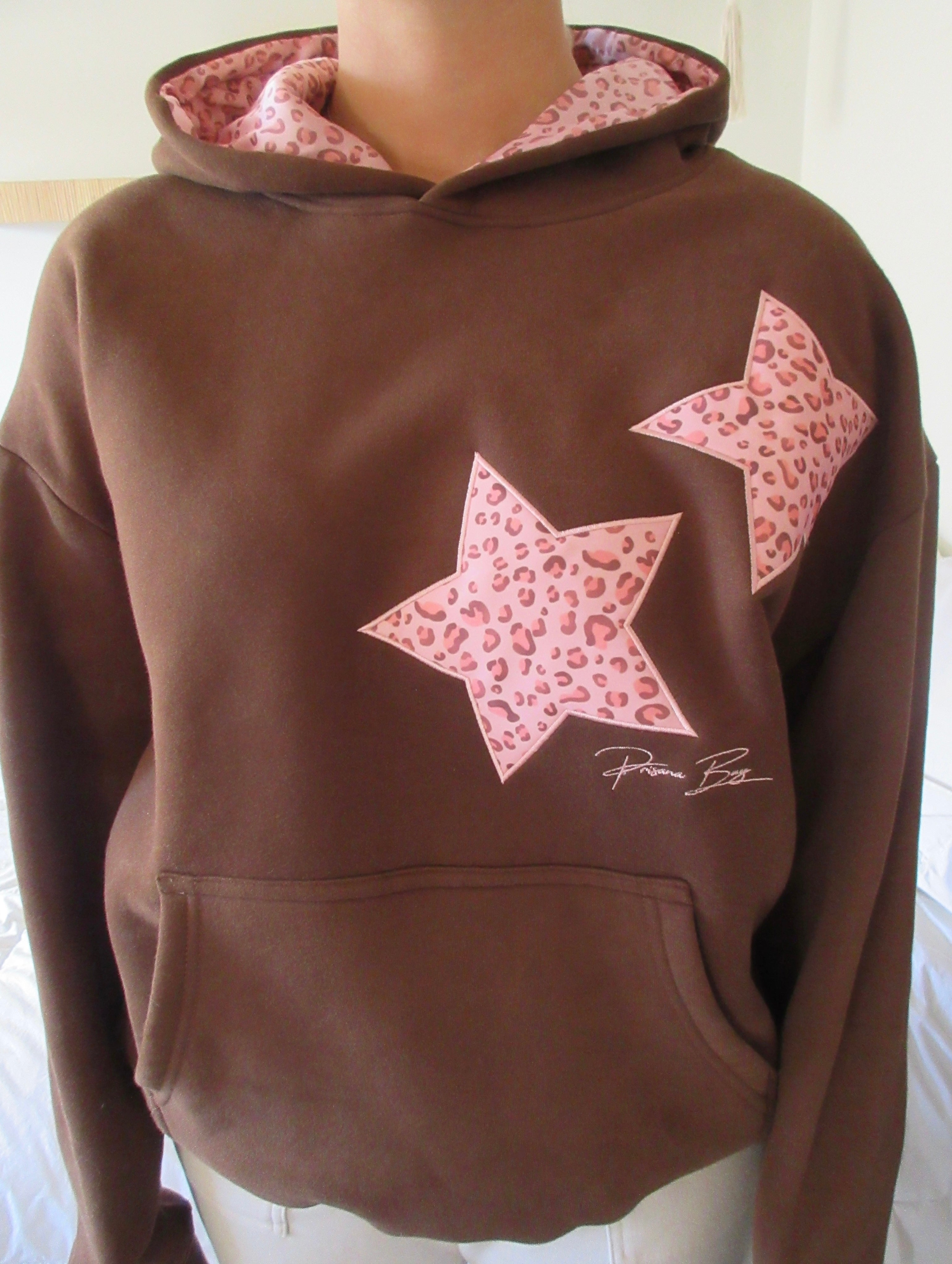 Leopard Stars hoodie - Edel Essential