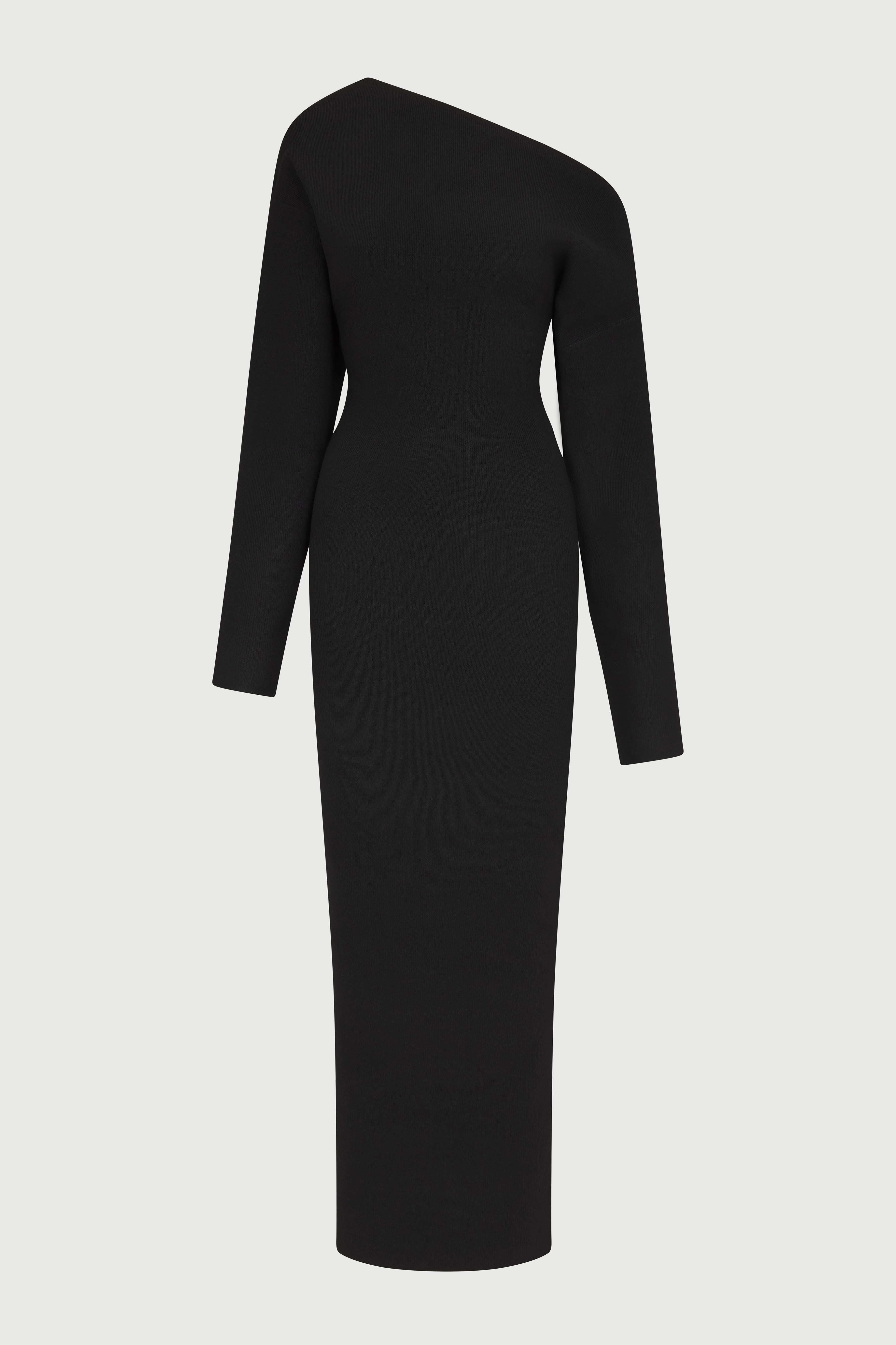 Knit Off-Shoulder Sweater Maxi Dress - Edel Essential