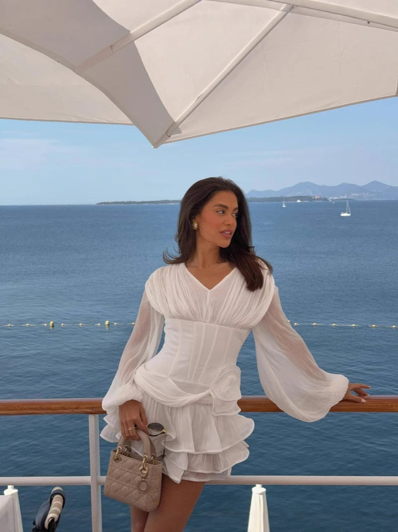 Statement ruffle mini dress - Edel Essential