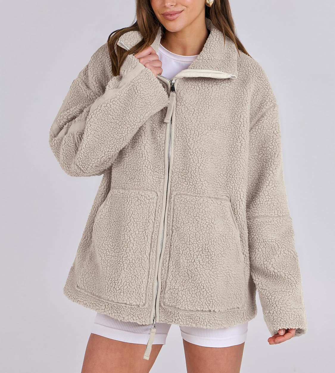 Luna Teddy Zip Jacket