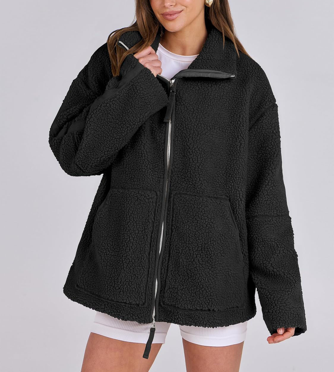 Luna Teddy Zip Jacket
