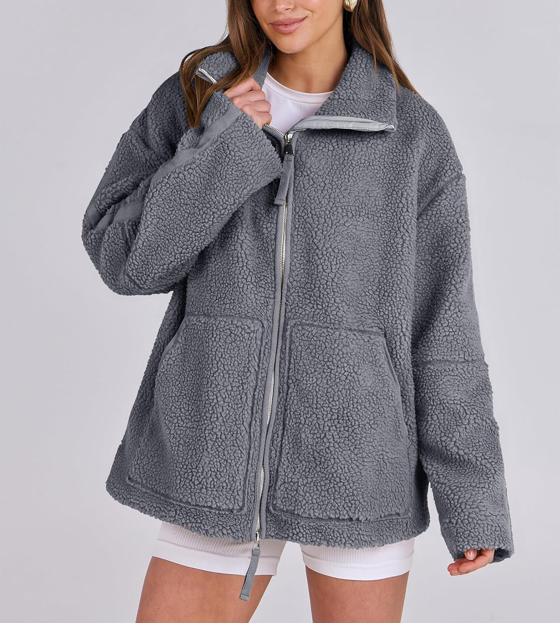 Luna Teddy Zip Jacket