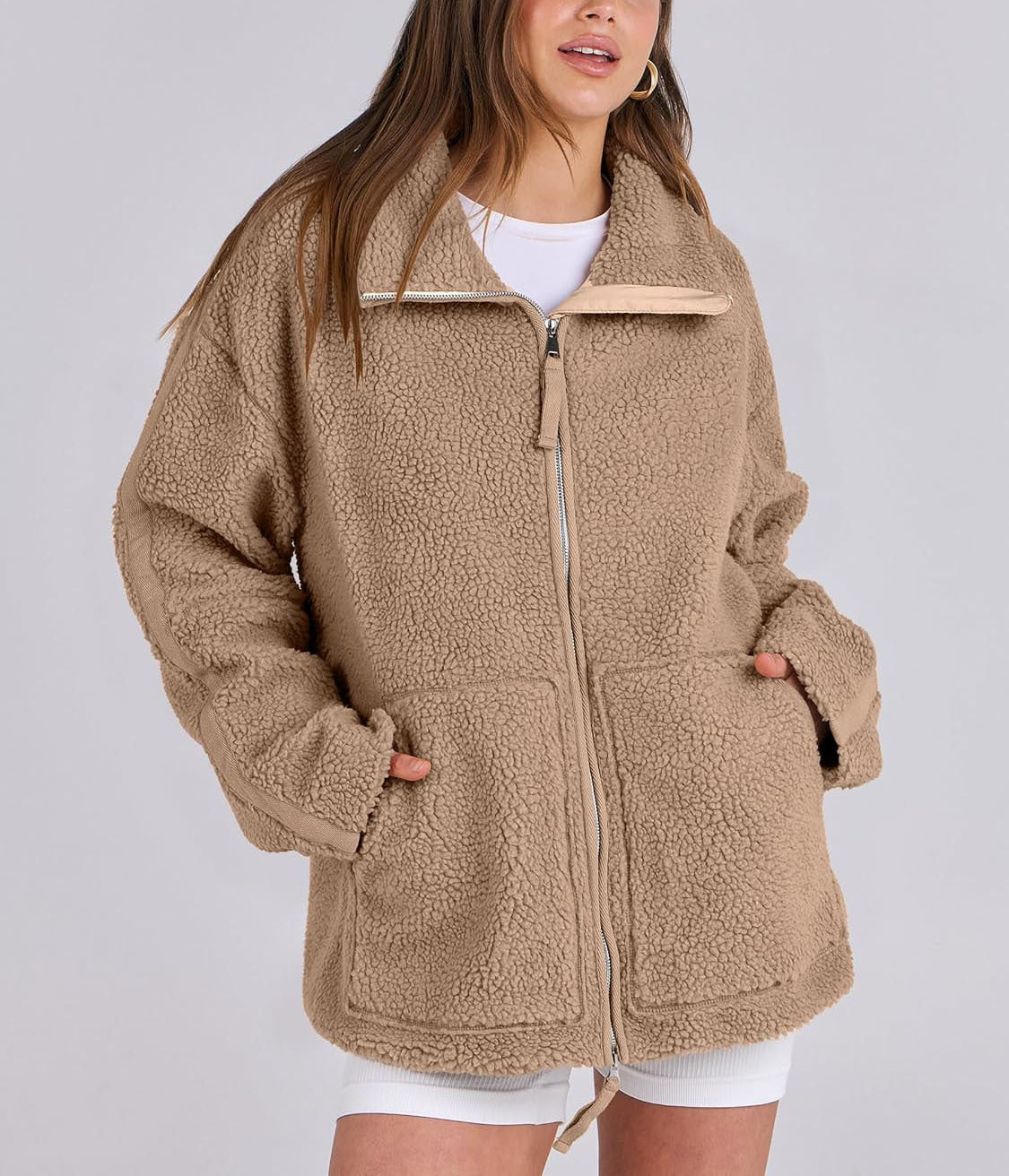Luna Teddy Zip Jacket