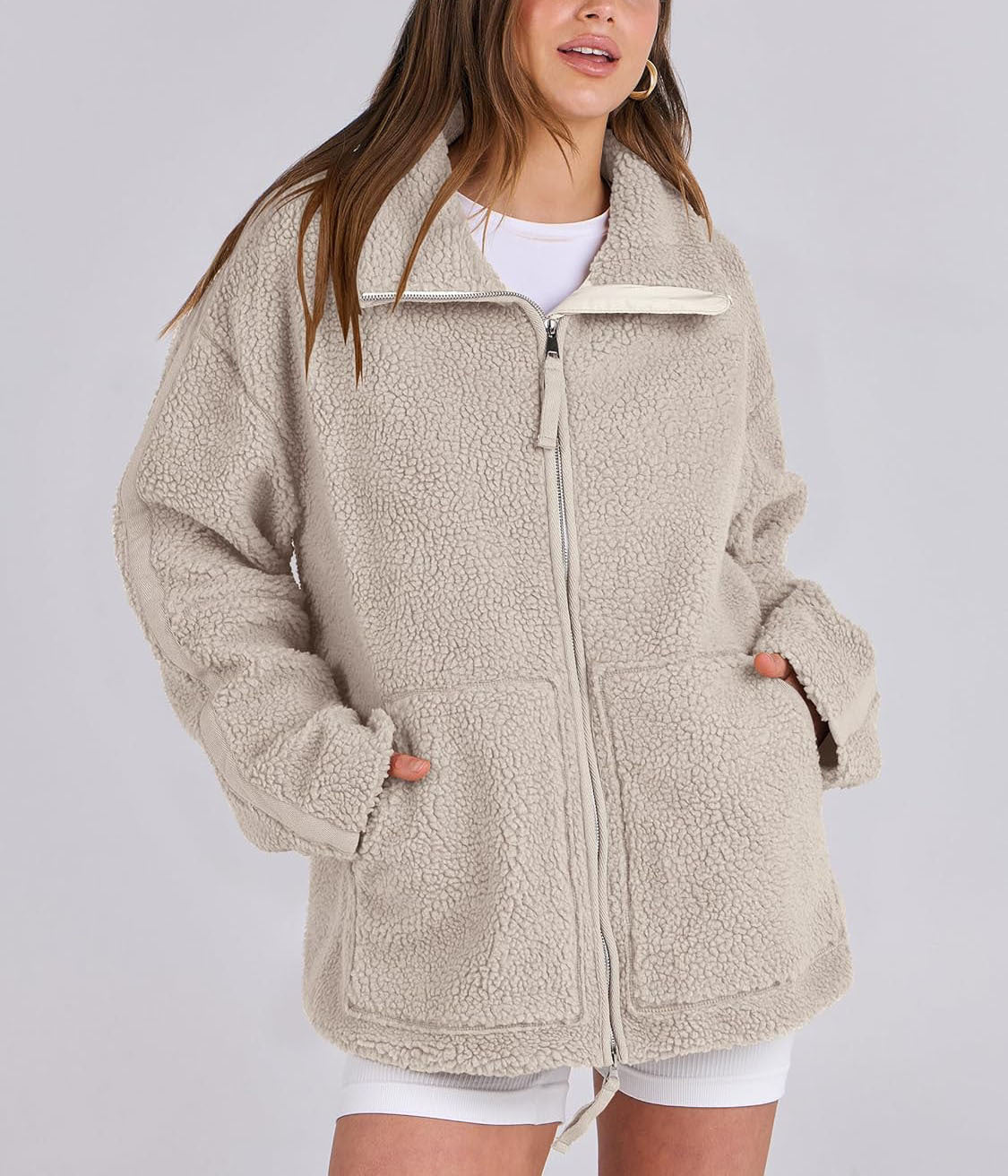 Luna Teddy Zip Jacket