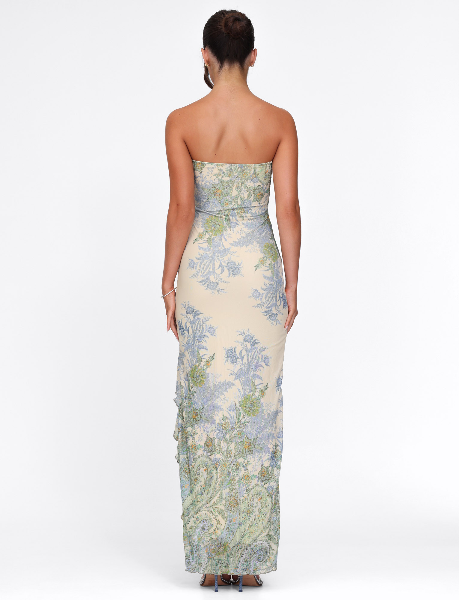 Strapless floral maxi dress - Edel Essential