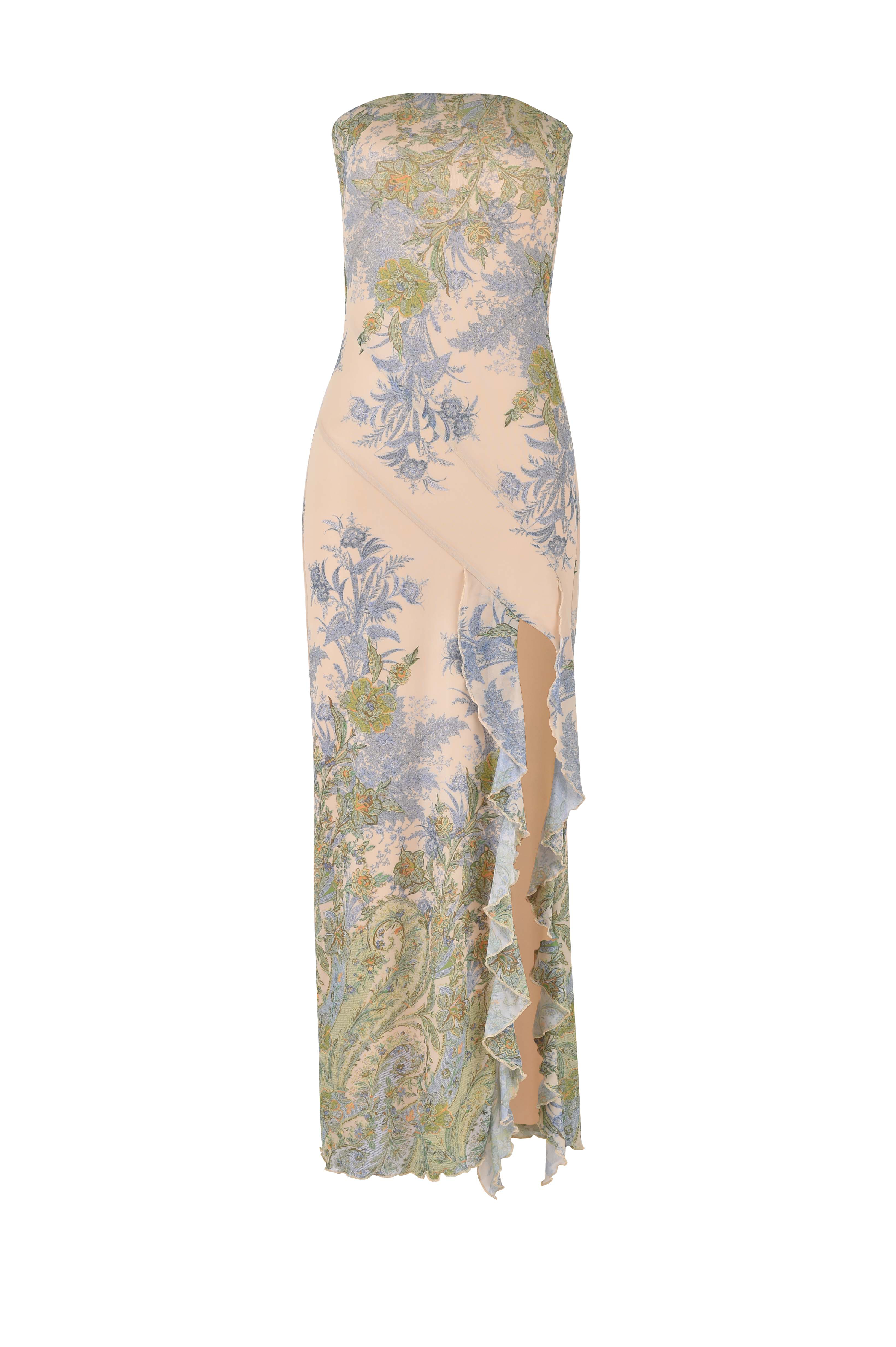 Strapless floral maxi dress - Edel Essential