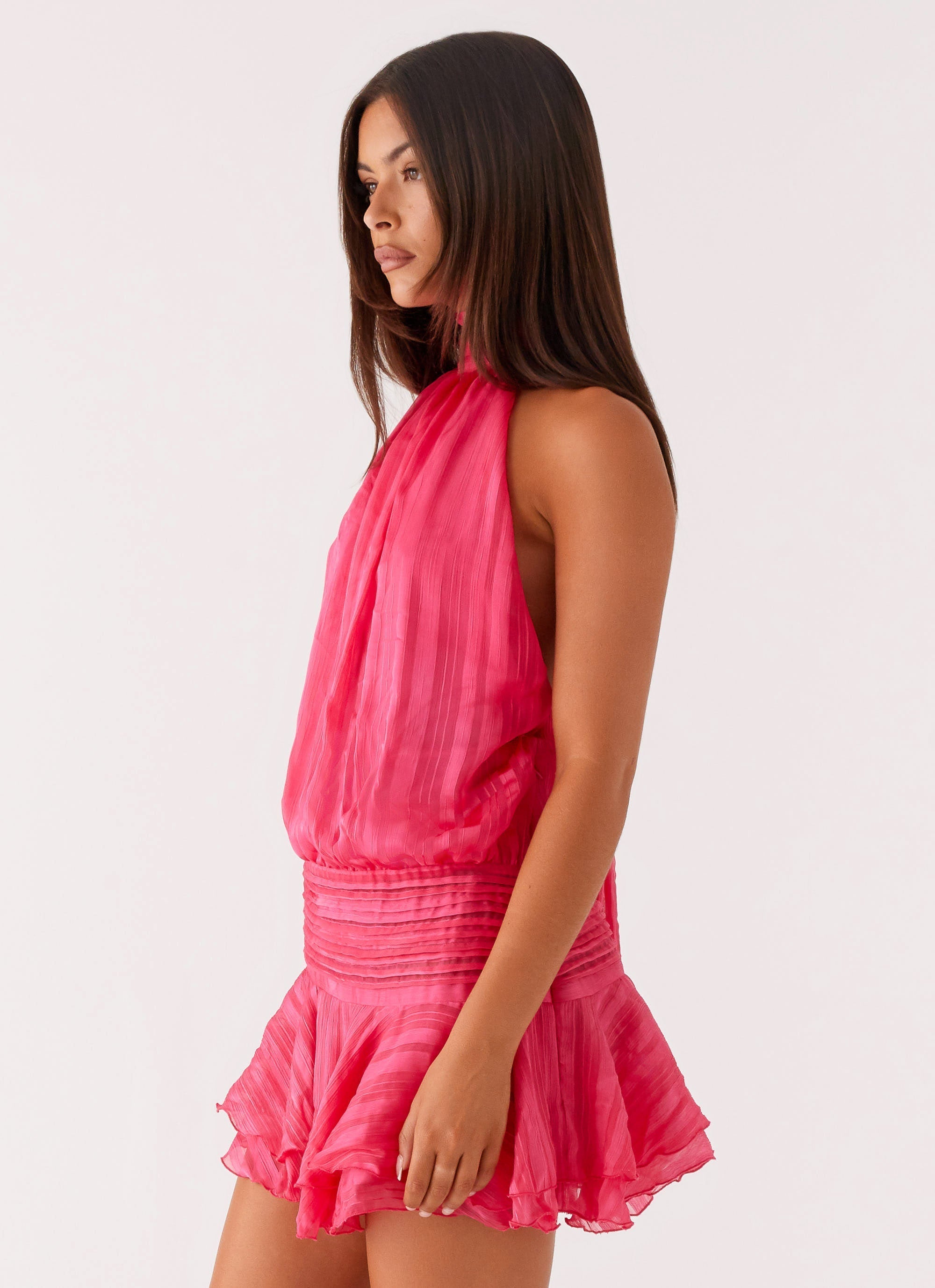 Willow chiffon mini dress - Edel Essential