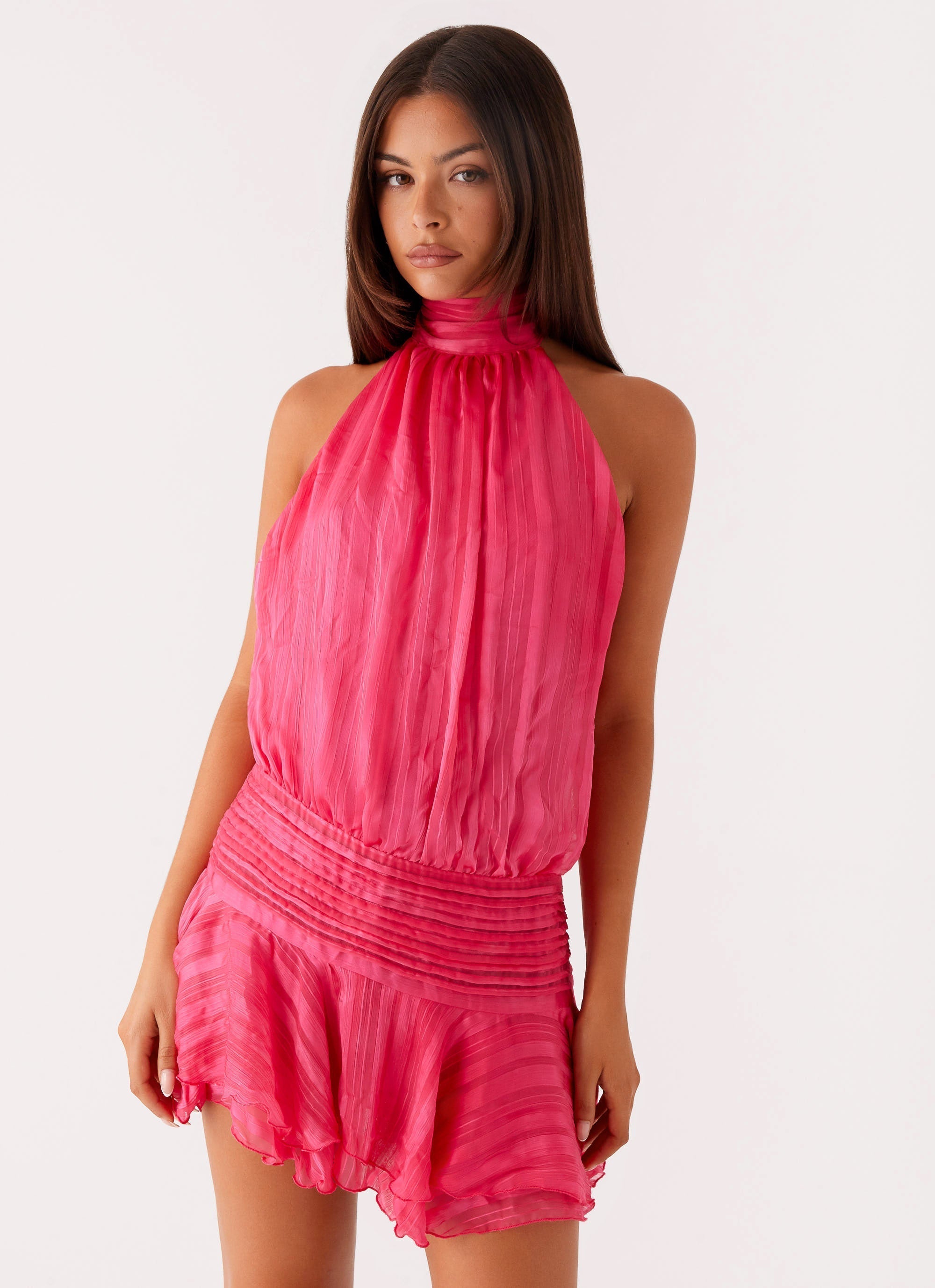 Willow chiffon mini dress - Edel Essential