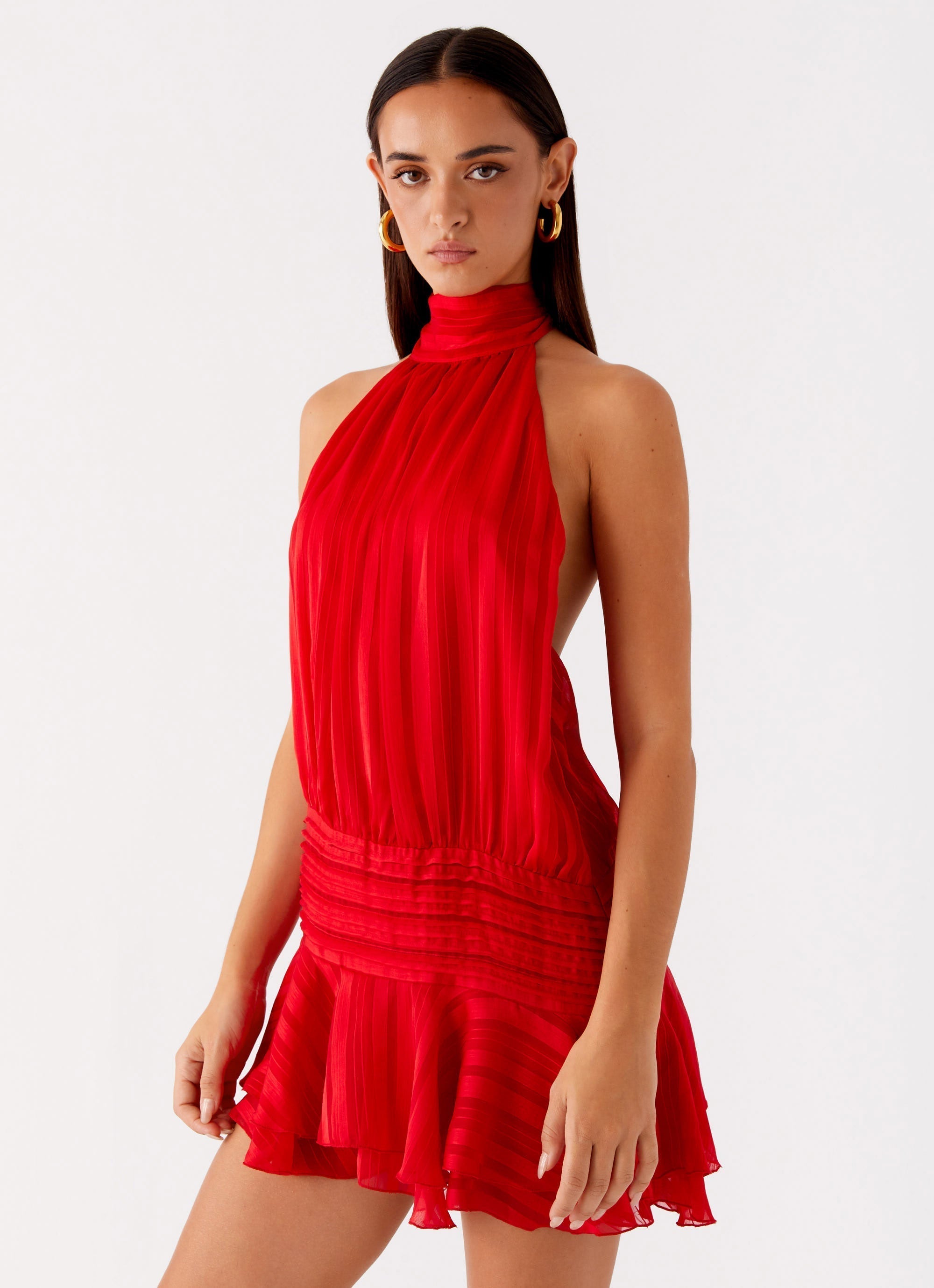 Willow chiffon mini dress - Edel Essential