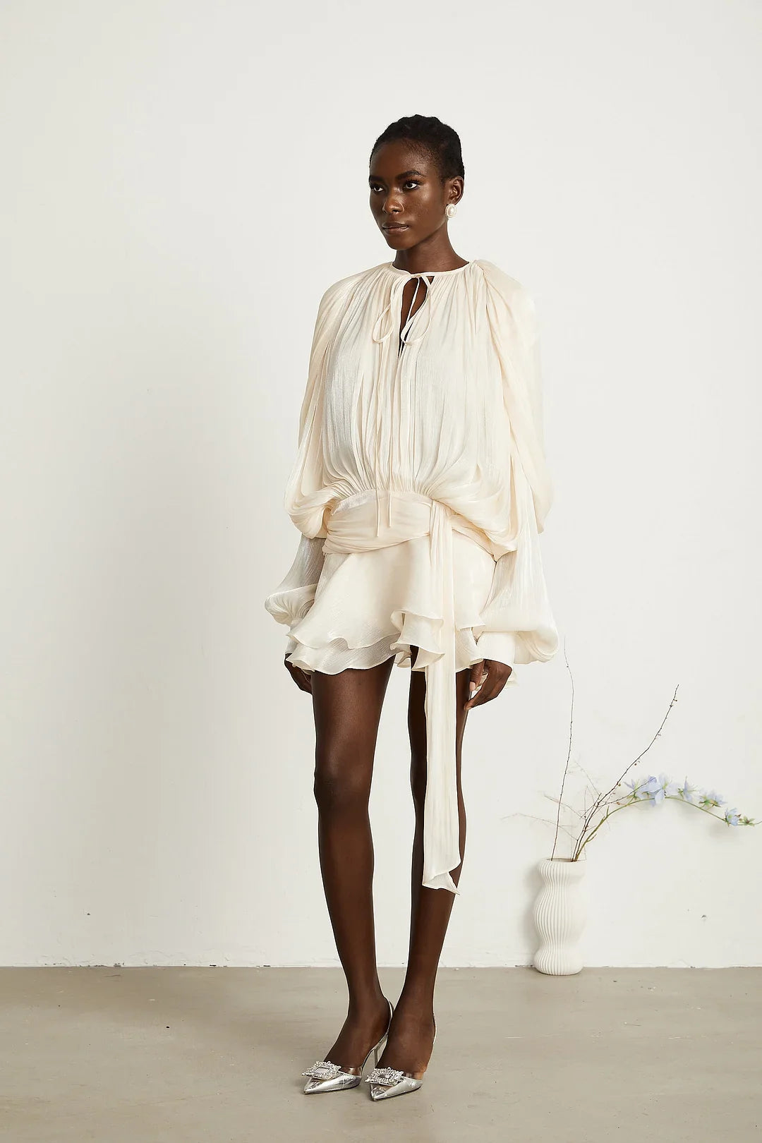 Ruffled Mini Dress - Edel Essential