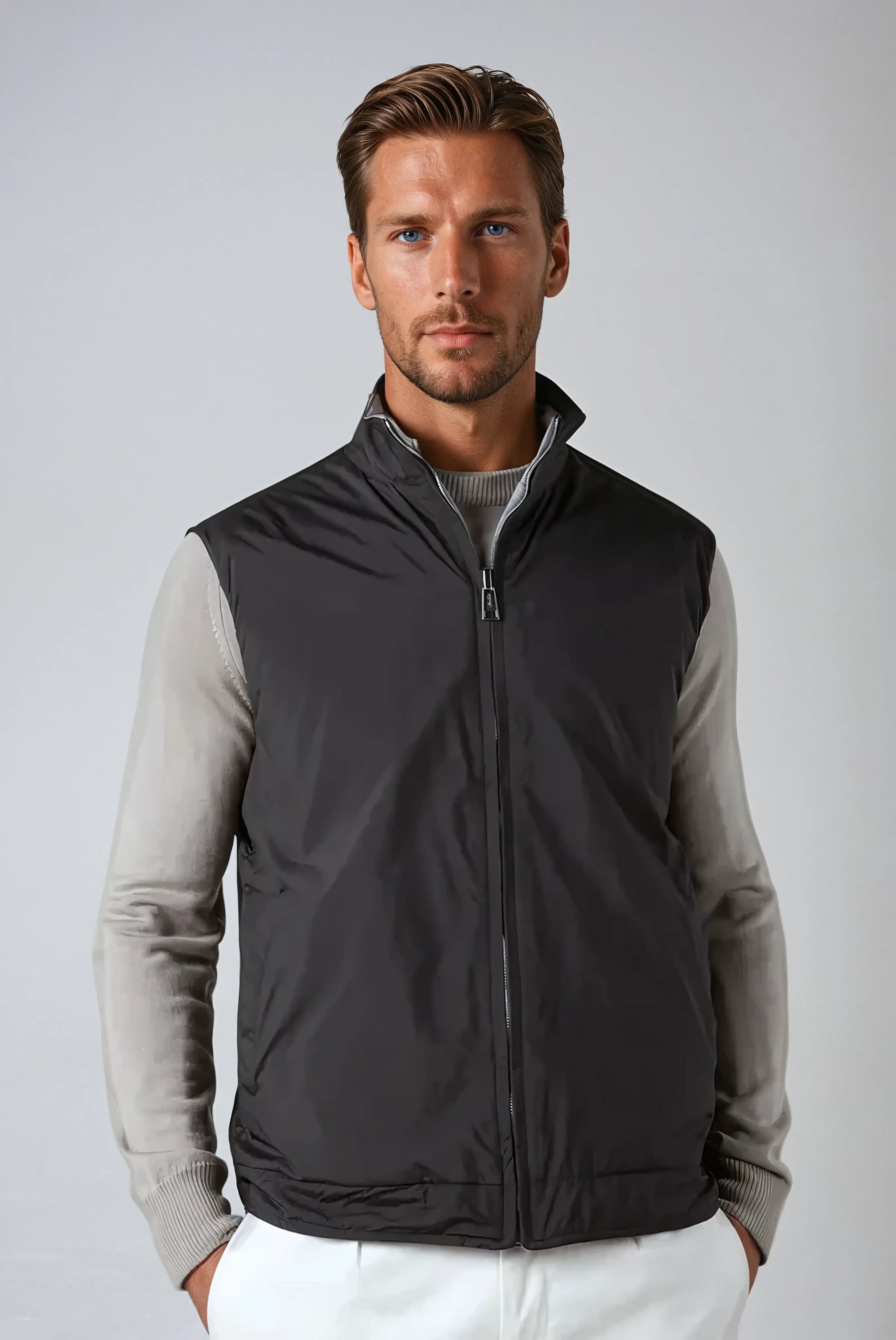 Reversible City Body Warmer - Black - Edel Essential