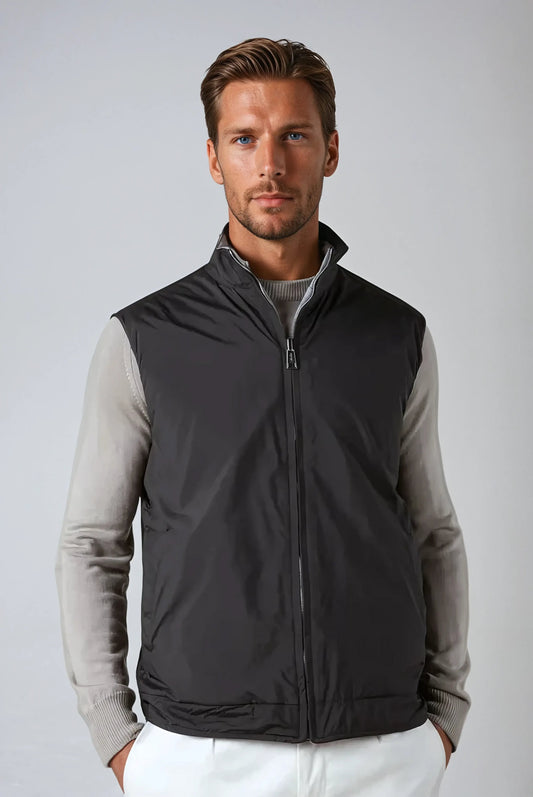 Reversible City Body Warmer - Black - Edel Essential