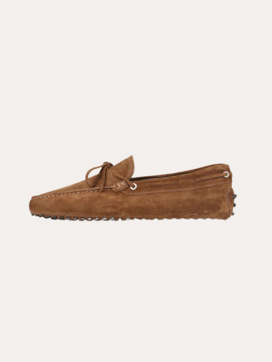Suede Moccasins - Brown - Edel Essential