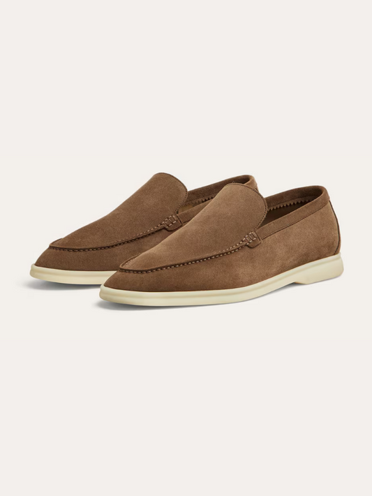 Refined Suede Loafers – Brown - Edel Essential