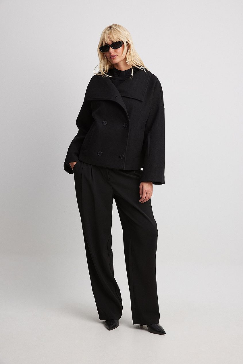 Double-breasted short coat - Edel Essential