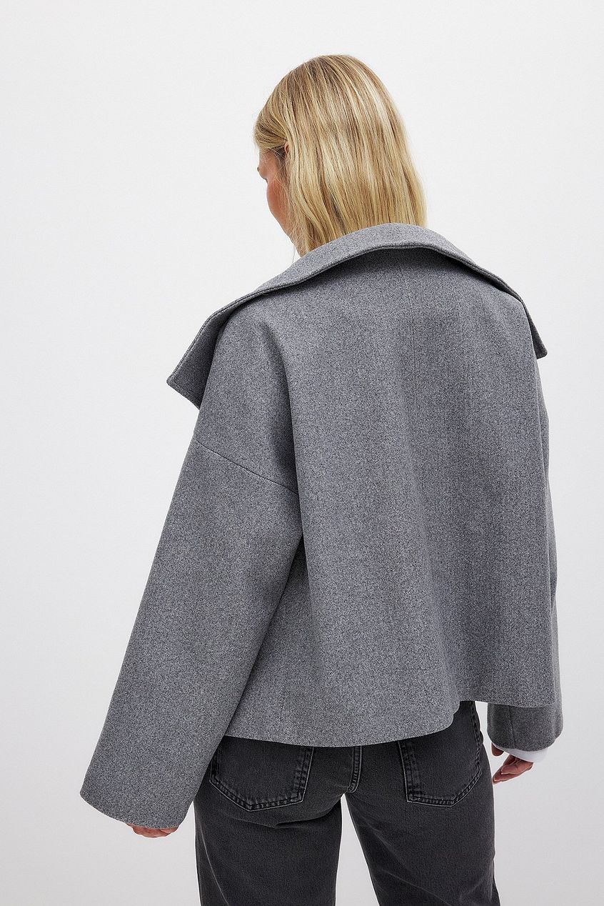 Double-breasted short coat - Edel Essential
