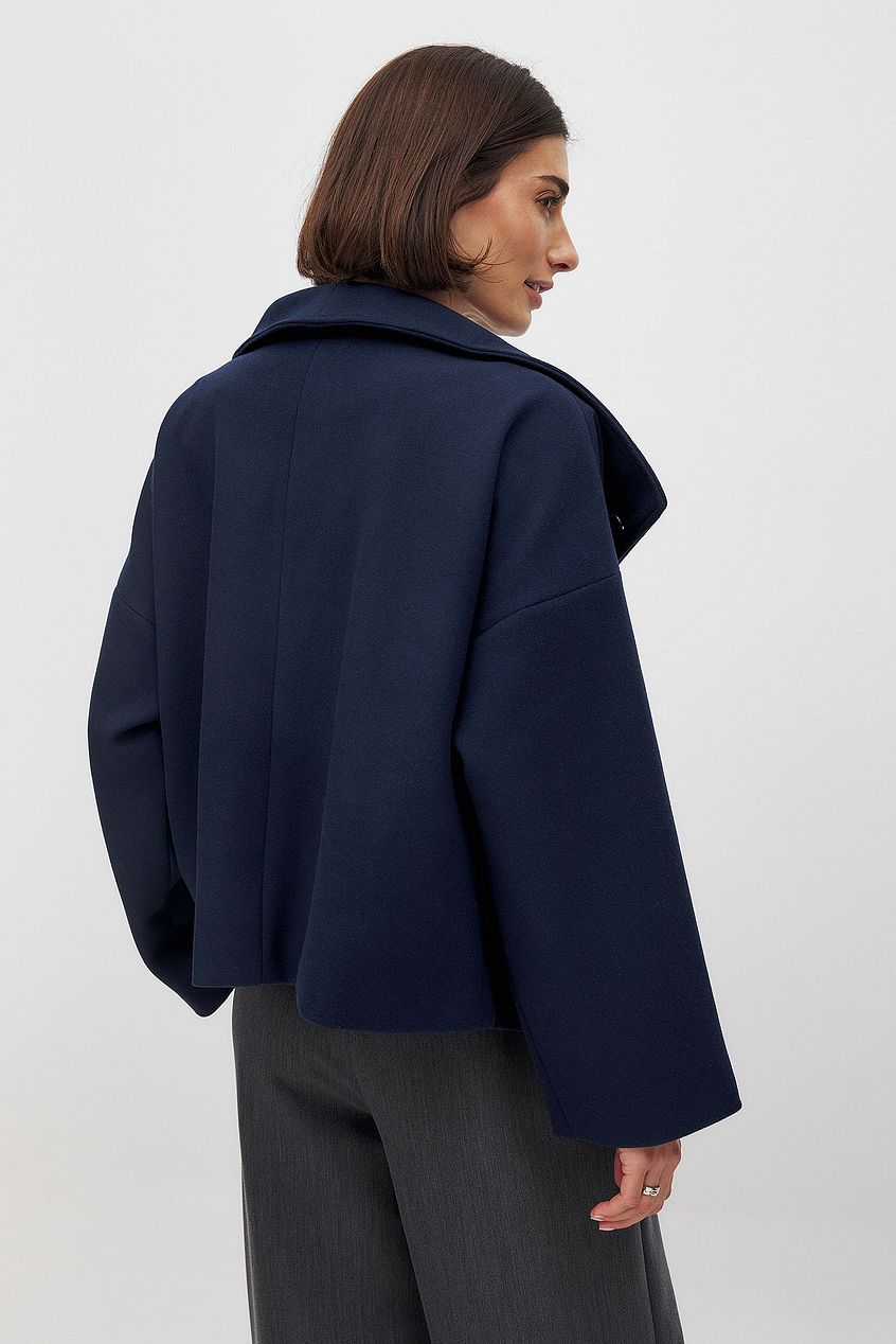 Double-breasted short coat - Edel Essential