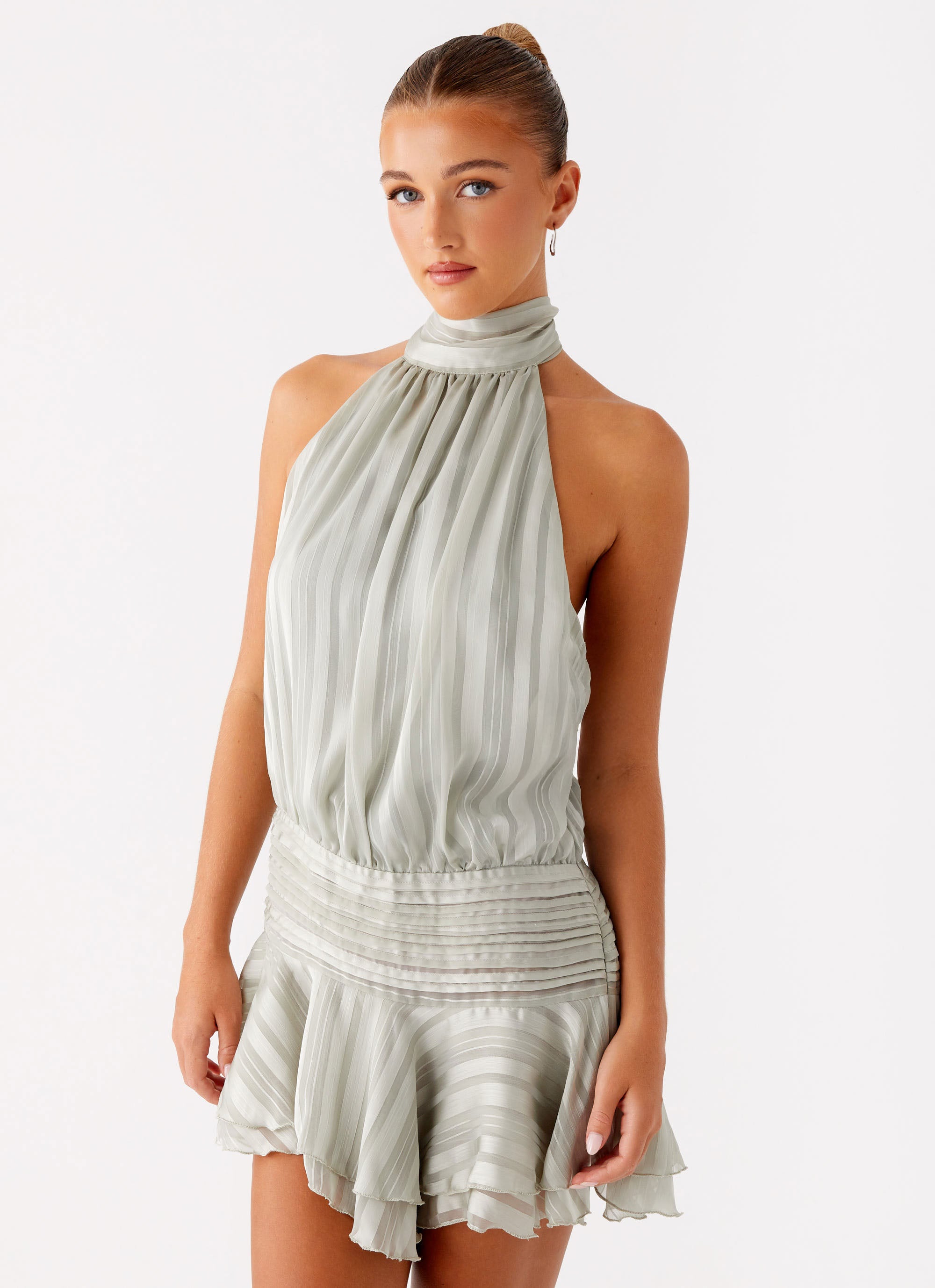 Willow chiffon mini dress - Edel Essential