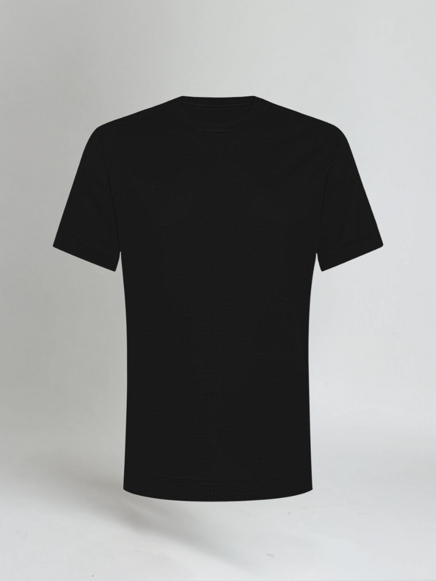 Signature Supima T-shirt – Deep Black - Edel Essential