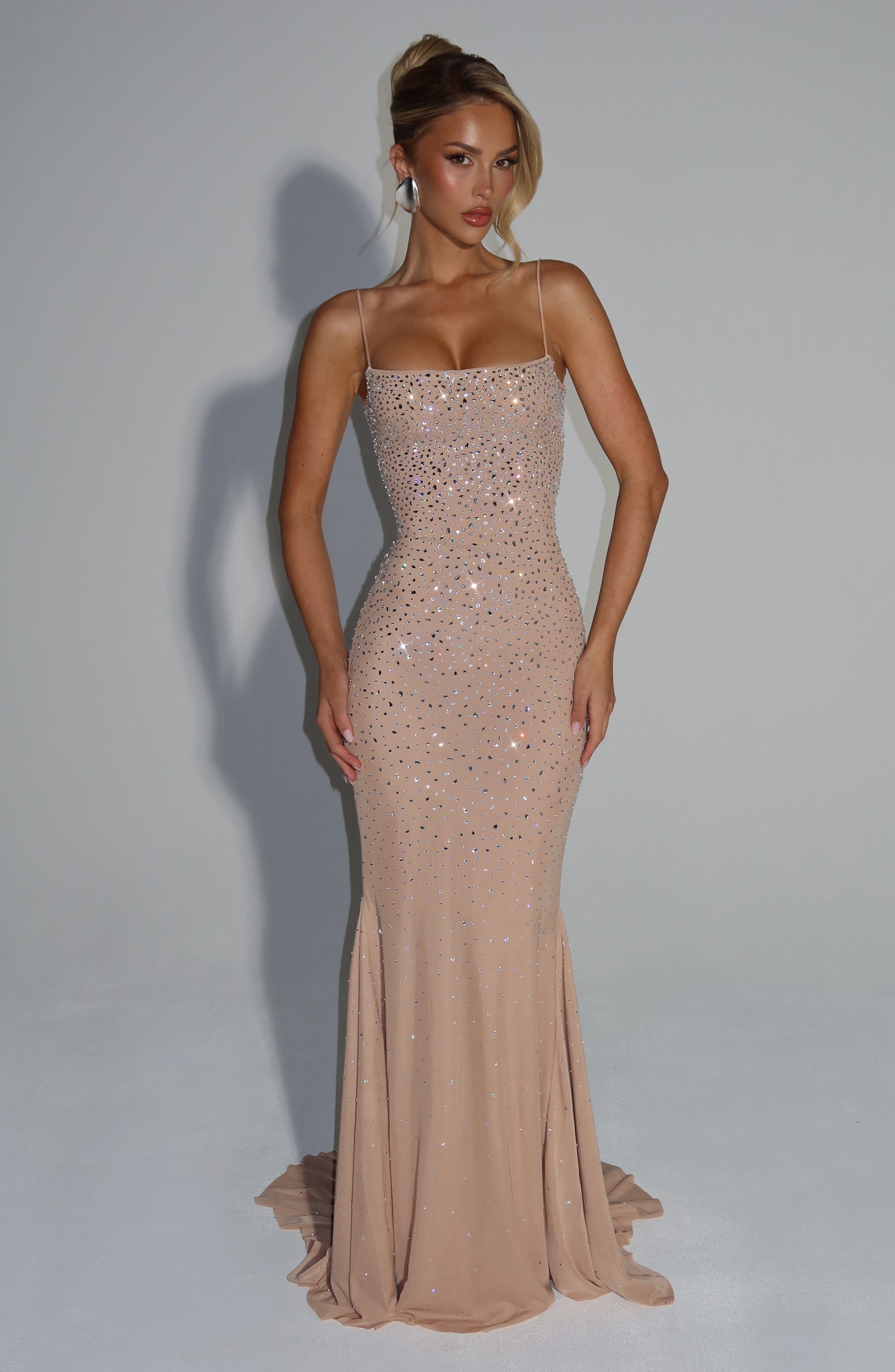 Serena Crystal Maxi Dress