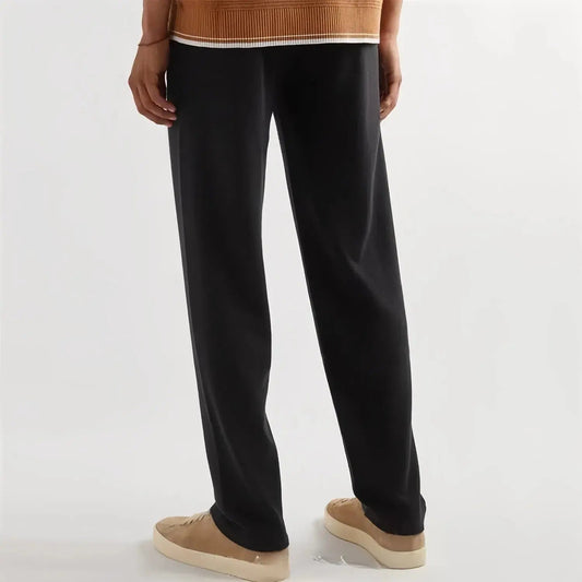 Handcrafted Cashmere Trousers – Navy Blue - Edel Essential