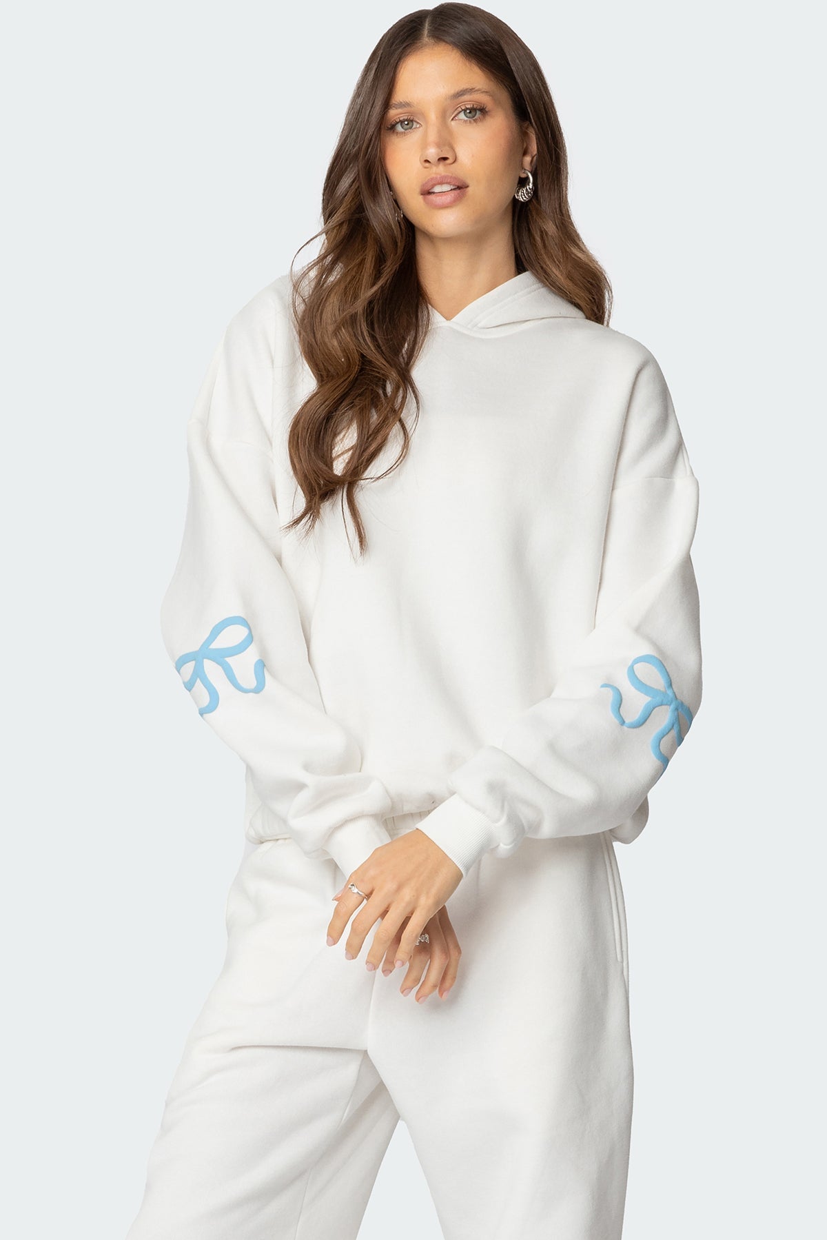 Bow Detail Hoodie + FREE Sweatpants - Edel Essential