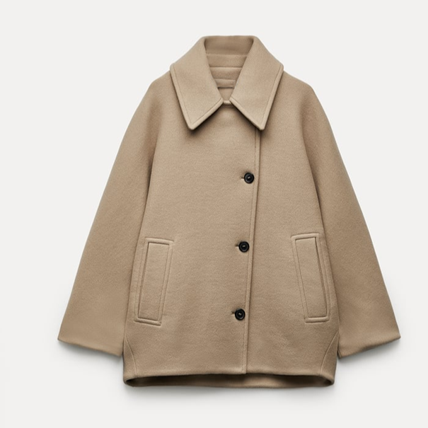 Oversized Wool Coat - Edel Essential
